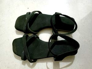 Black Strappy Sandals
