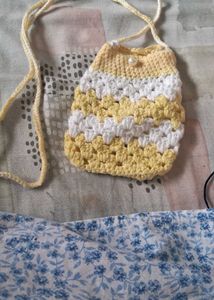 Handmade Crocheted Pouch