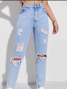 H&M Light Wash Denim Shorts