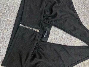 Black halterneck top