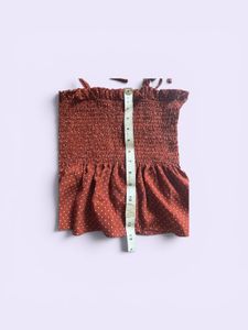 Smocked Ruffle Top with Tie Straps