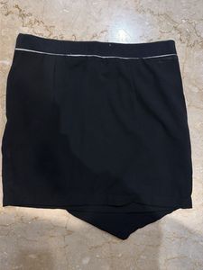 Black Asymmetrical Skirt