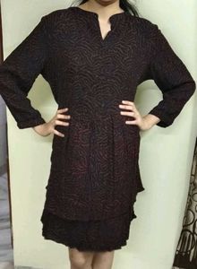 Stylish Printed middy dresss