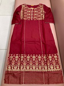 Maroon and Gold Kurti