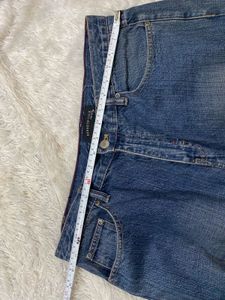 Unisex Blue Wash Denim Jeans