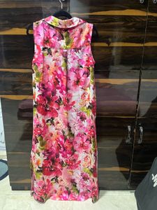 Vibrant Floral Sleeveless Maxi Dress