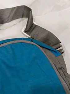 Blue &amp; Grey Crossbody Sling Bag