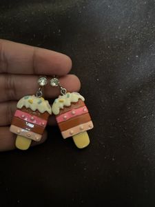 Big Size Icecream Shape Funky Earring