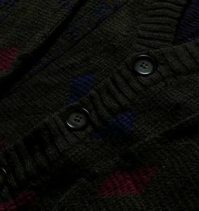 Vintage Patterned Cardigan Sweater