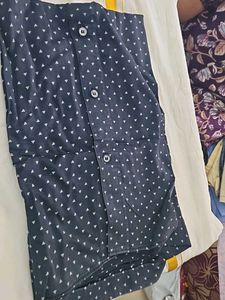 Men's Printed Collared Shirt
