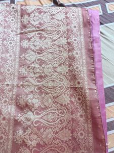 Elegant saree with stiched blouse