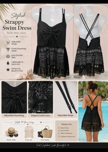 Black Empire Waist Camisole Tunic Top - S