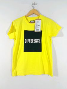Yellow And Black T-Shirt ( Women's)