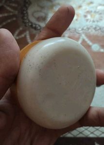 homemade haldi and chandan two layer soap