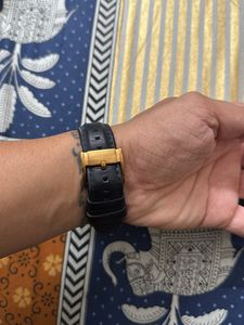 Fossil Navy Dail Watch Gold Leather ME1138