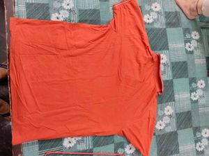 Men's Rust orange polo tshirt