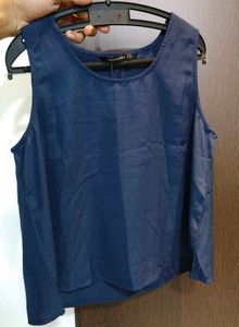 New Provogue Sleeveless Navy Blue Top