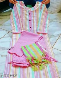 Combo of 2 Striped Kurta Set