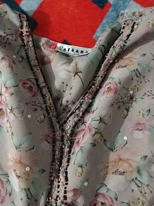 Floral Print Kurta