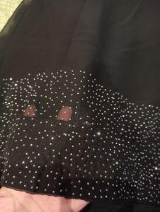 New Elegant Black Saree