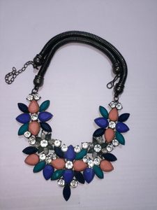 Multi Colour Stone Necklace