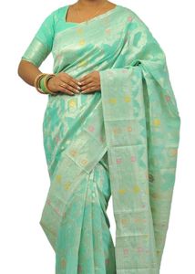 New Banarasi Soft Cotton Linen Saree