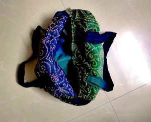 Sale!!! Cotton Handmade Bag Bandini Print