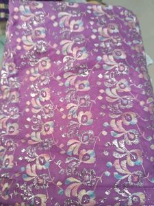 Beautiful Purple Embroidered only lehenga