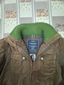 TYCOON RAW Stylish Brown Bomber Jacket