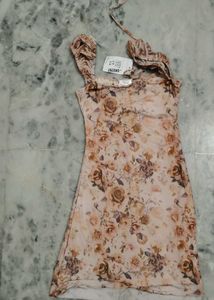 Floral Print Mini Dress