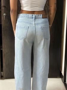 Light Wash Wide Leg Jeans