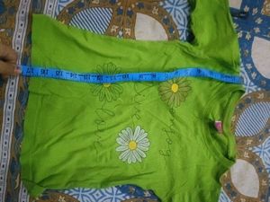 Full Sleeve T Shirt Cotton  For 5-6 Years Girl