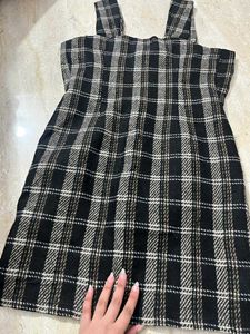 Plaid checked Mini Dress