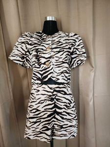Stylish Zebra Print Co-ord Set