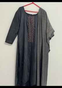 Elegant Black Kurta Set with Dupatta