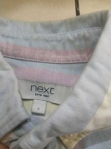 Striped Button-Up Shirt