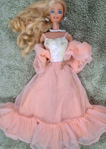 Vintage peaches  and cream Barbie Princess Ballgow