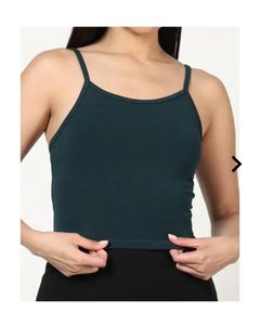 New Dark Green Cami Top