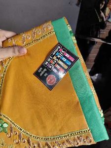 New suit material with chiffon dupatta