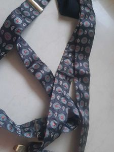 Stylish Patterned Silk Suspenders