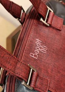 Bagit Red Black Stylish Functional Handbag