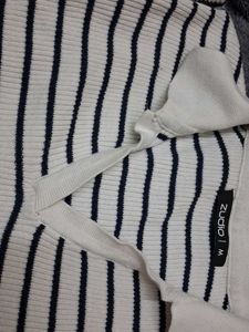 Striped Collared Crop Top