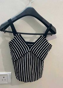 Striped V-Neck Cami Top