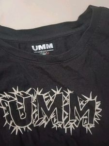 Branded UMM Cute Black Top