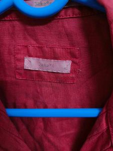 Women's Pink Button-Up Shirt