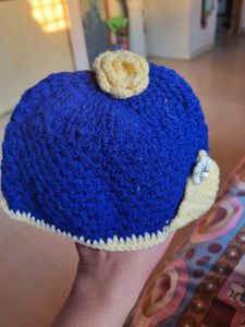 Blue cap