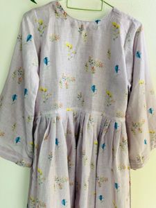 Pastal shade alia cut frock suit &amp; Farshi salwar