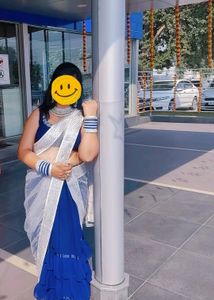 Skirt lehenga with blouse and Chunni.