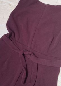 Elegant Plum Jumpsuit
