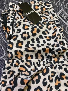 SHEIN Leopard Print Pants